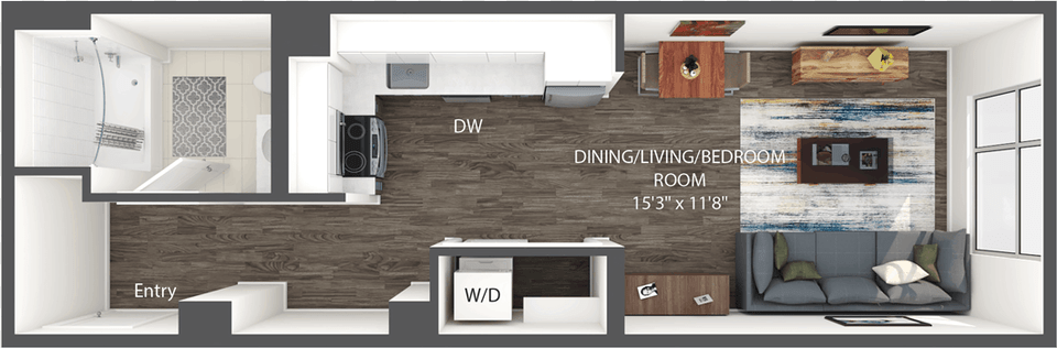 Studio Apartment Floor Plans, Indoors, Interior Design, Architecture, Building Png