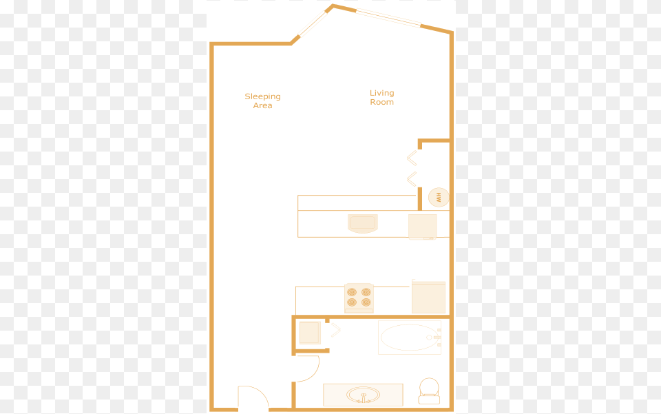 Studio Apartments Architecture, Diagram, Floor Plan Png