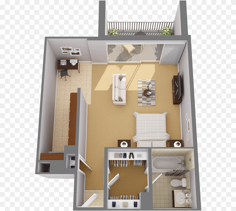 Studio Apartments In Chevy Chase Near Metro In Chevy Studio Apartment, Architecture, Building, Indoors, Diagram Png