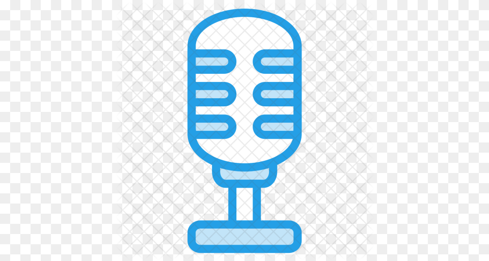 Studio C Mafia Microphone Clipart 42 Photos Blue Transparent Background Microphone Icon, Electrical Device, Glass Free Png