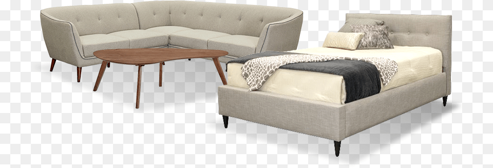 Studio Couch, Furniture, Bed, Table Free Png