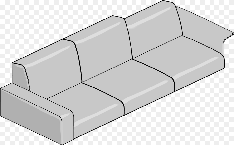 Studio Couch, Furniture, Car, Limo, Transportation Png Image