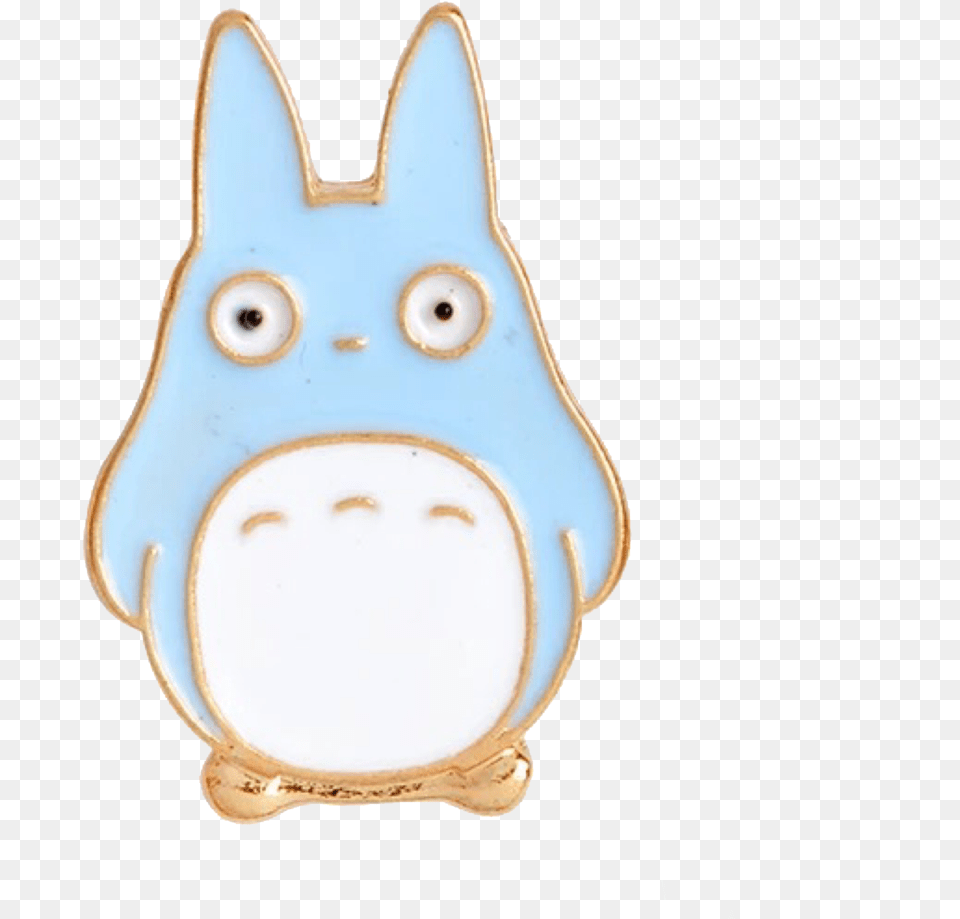 Studio Ghibli My Neighbor Totoro Blue Chu Totoro Pin 1pcs Fashion Jewelry Accessories Cartoon Alloy Enamel, Art, Porcelain, Pottery, Snout Png Image