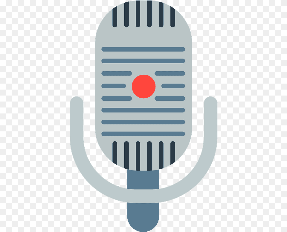 Studio Microphone Emoji Clipart Download Transparent Mic Emoji, Electrical Device, Mailbox Png