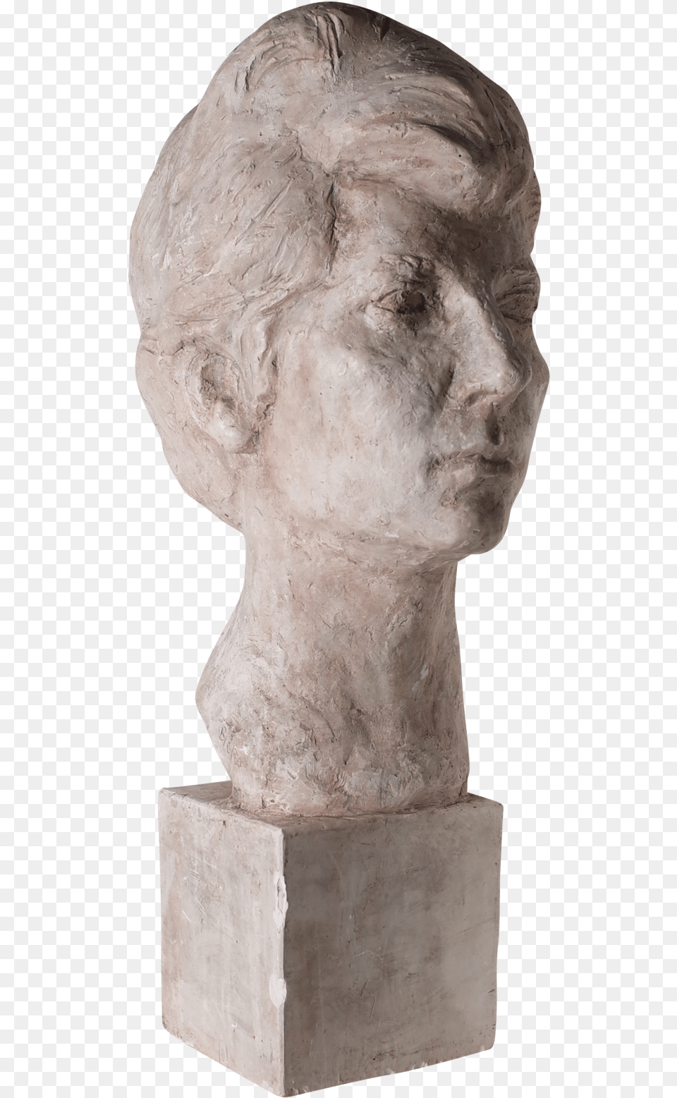 Studio Plaster Bust Of Woman Bust, Archaeology, Art, Adult, Male Png Image