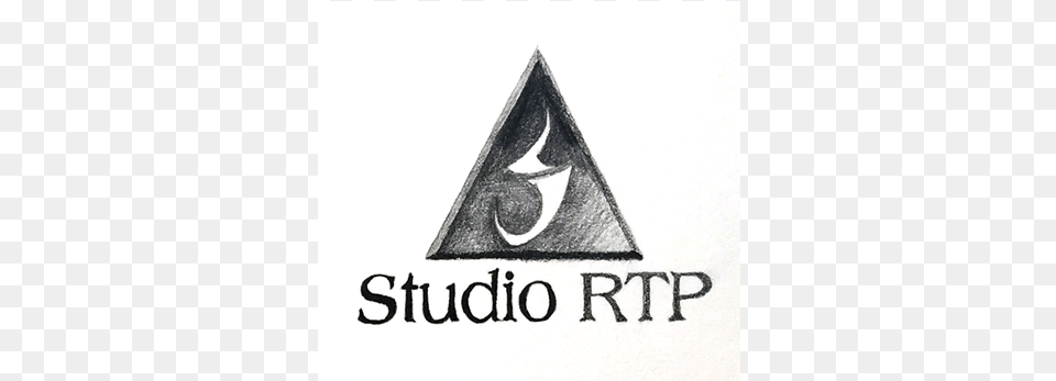 Studio Rtp Logo Pencil Illustration Sail, Triangle Png Image