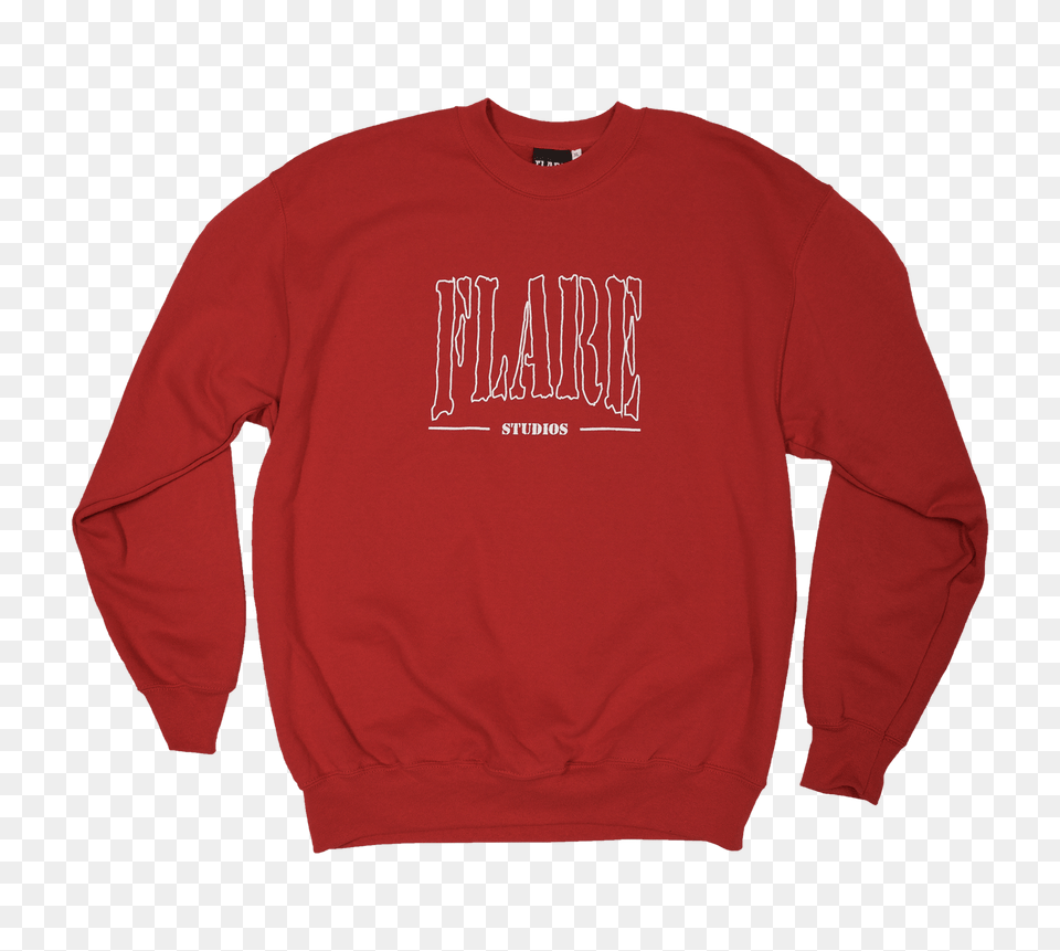 Studio Sweatshirt In Red, Clothing, Hoodie, Knitwear, Sweater Png