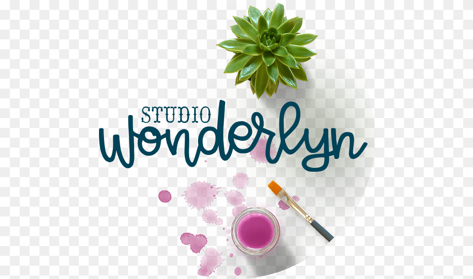 Studio Wonderlyn Is An Overview Of My Graphic Design Font, Brush, Device, Tool, Art Free Png Download