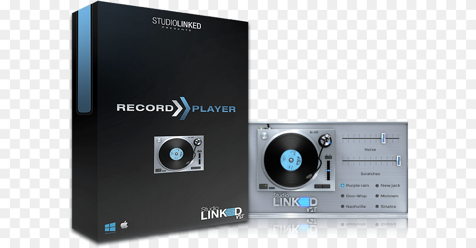 Studiolinked Vst Record Player Fx Plugin, Cd Player, Electronics, Stereo, Speaker Free Png