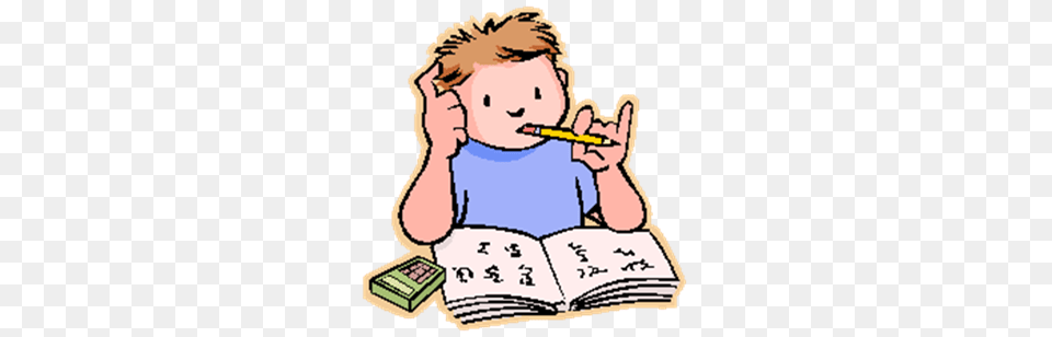 Study Clip Art, Baby, Person, Face, Head Free Png Download