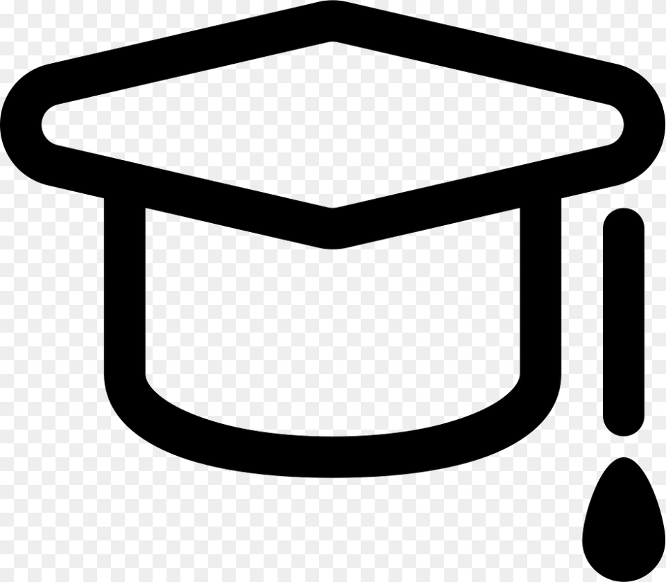 Study Graduation Hat College Study Icon, People, Person, Stencil Png Image