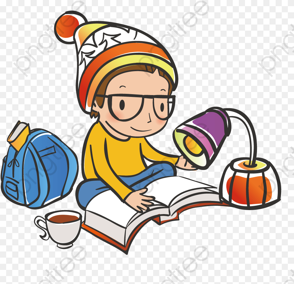 Study Hard Clipart Study Clipart, Person, Reading, Art, Face Png Image