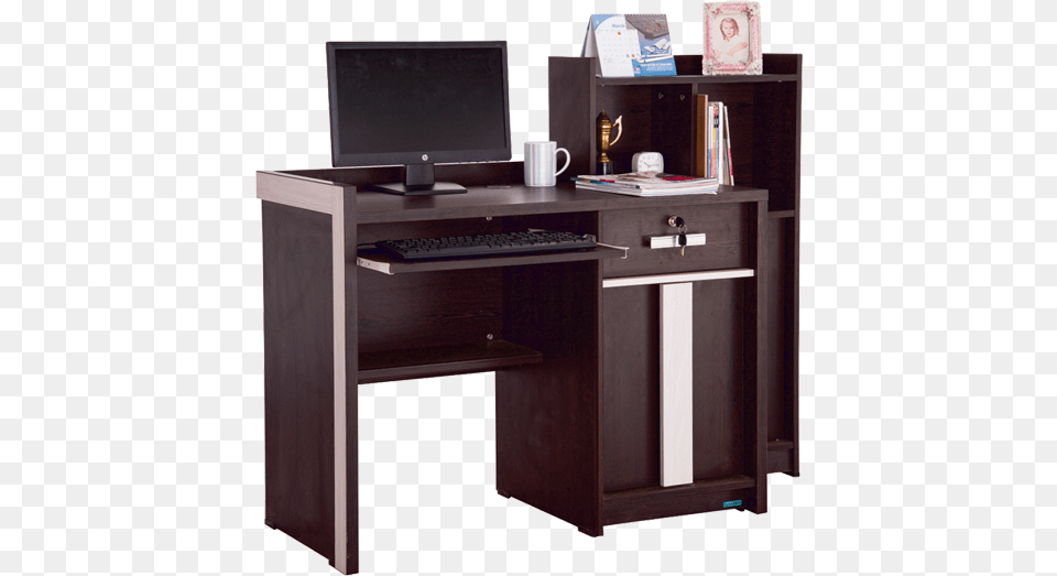 Study Table And Computer Table, Furniture, Electronics, Desk, Computer Keyboard Free Png Download