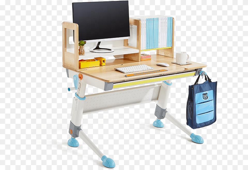 Study Table Top View, Furniture, Electronics, Desk, Computer Free Png Download