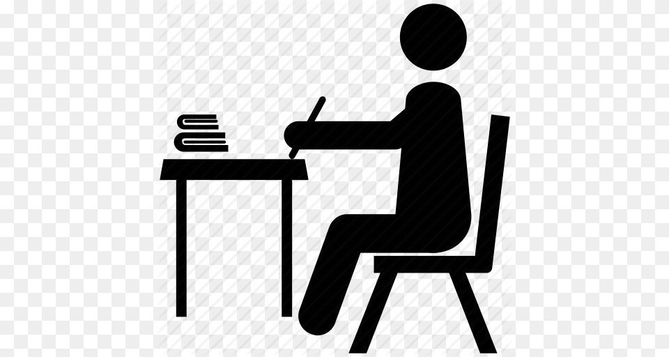 Studying Icon Clipart Computer Icons Study Skills, Desk, Furniture, Table, Person Png Image