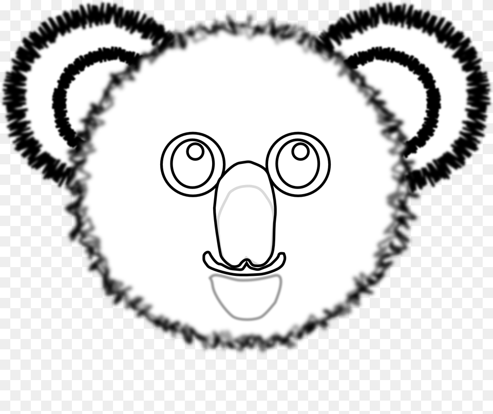 Stuffed Animal Clipart Bear Face, Stencil, Baby, Person, Head Free Transparent Png