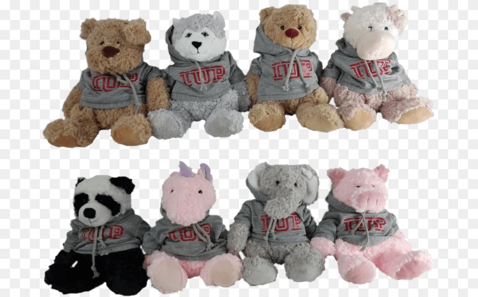 Stuffed Animal Cuddle Buddy Hoodieiup Logo Teddy Bear, Plush, Teddy Bear, Toy Free Transparent Png