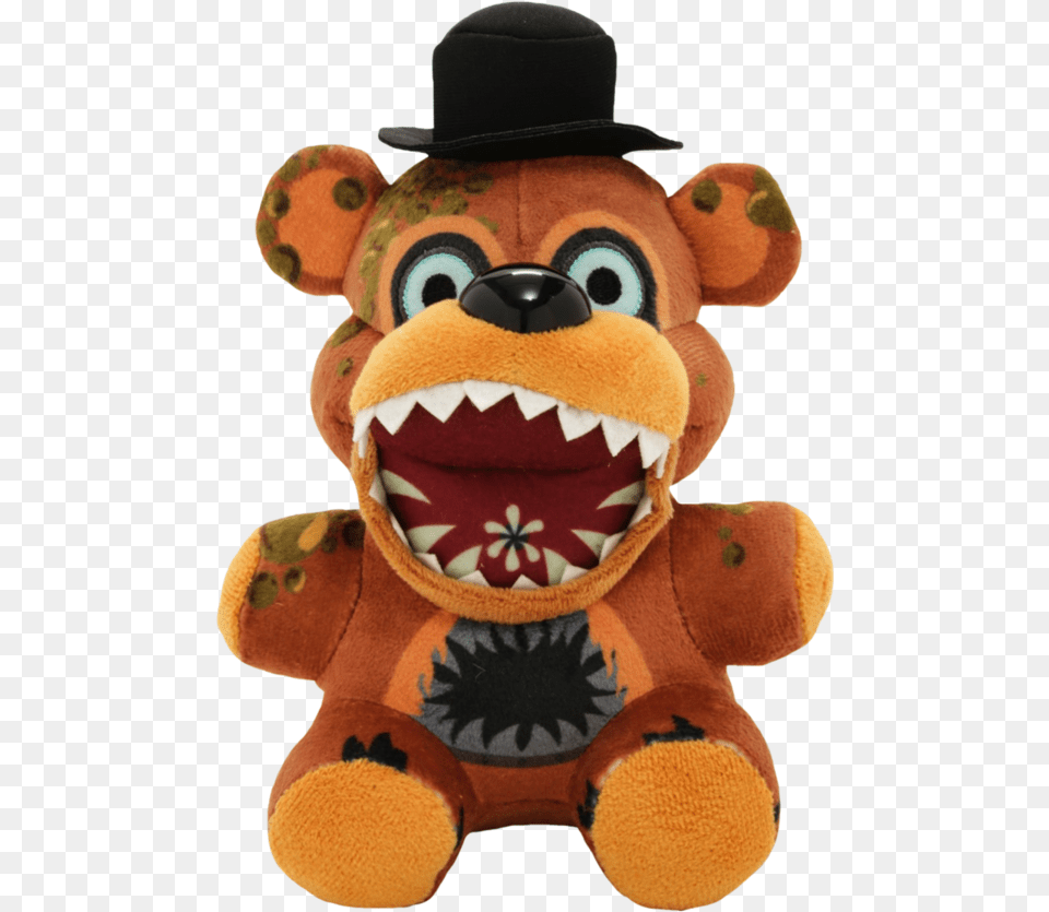 Stuffed Animal Fnaf Twisted Freddy Plush, Toy, Clothing, Hat, Teddy Bear Free Png
