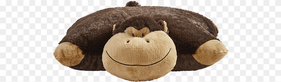 Stuffed Animal Plush Toy Large Pillow Pets My My Monkey Pillow Pets, Teddy Bear Png Image