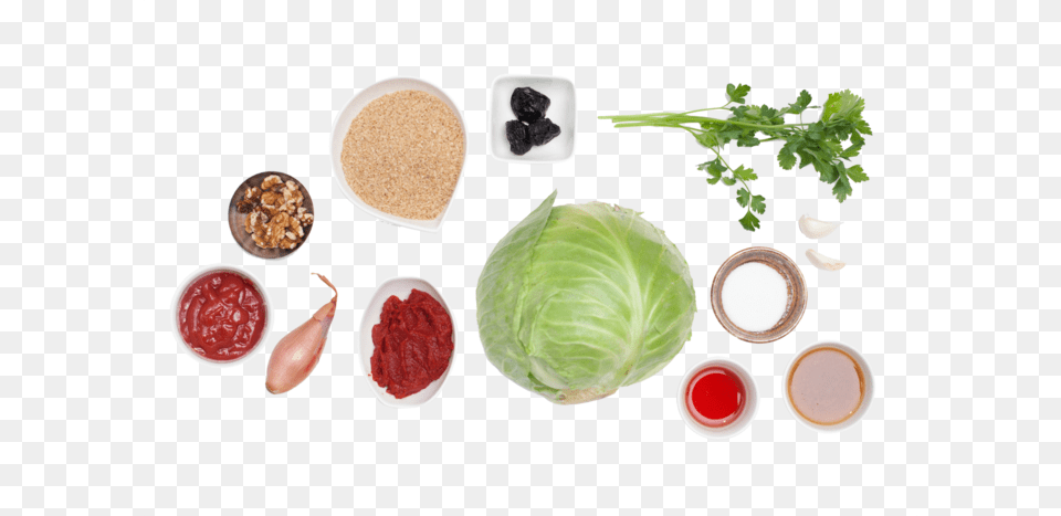 Stuffed Cabbage With Sweet And Sour Tomato Sauce Cabbage, Food, Ketchup, Leafy Green Vegetable, Plant Png Image