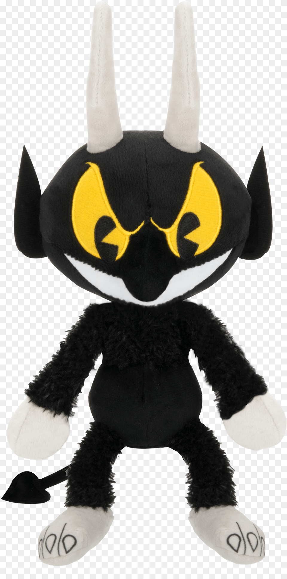 Stuffed Charactertextileblack Catcostume Figure Devil Cuphead Plush, Toy, Animal, Bird, Penguin Free Png