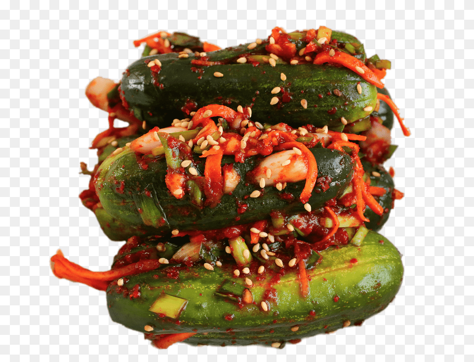 Stuffed Cucumber Kimchi, Food, Relish, Pickle Free Png