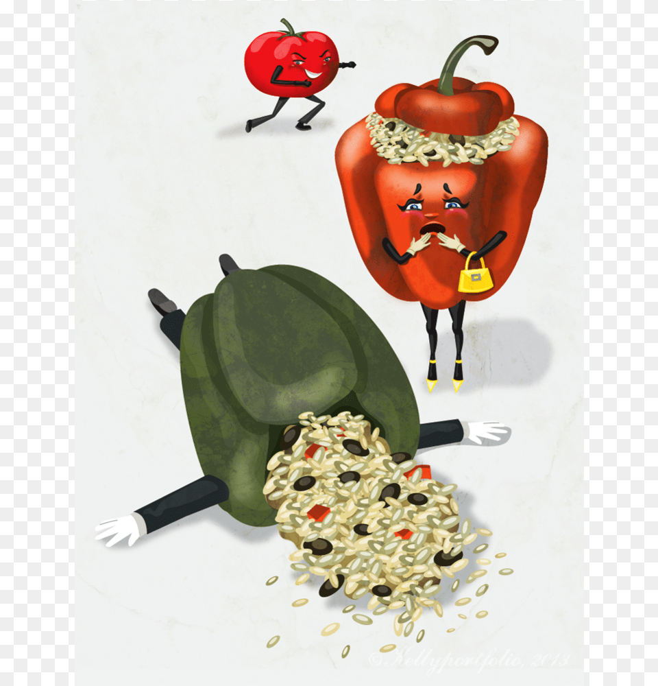 Stuffed Pepper, Plant, Food, Produce, Vegetable Png Image