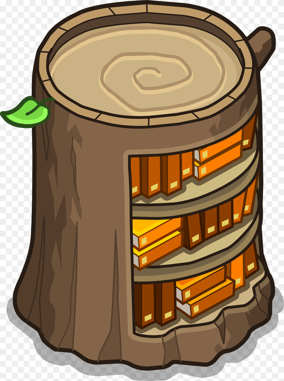 Stump Bookcase Sprite, Plant, Tree, Tree Stump, Bulldozer Free Png