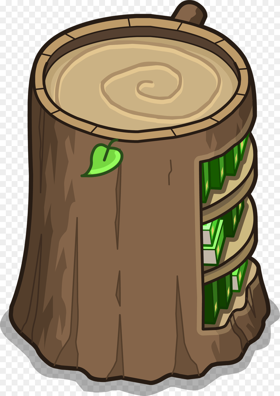 Stump Bookcase Sprite Tree Stump, Plant, Tree Stump, Mailbox Png Image