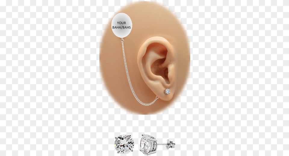 Stunning 14k White Gold 5 Mm Cz Stud Earring In A Gorgeous Earring, Accessories, Jewelry, Diamond, Gemstone Free Png Download