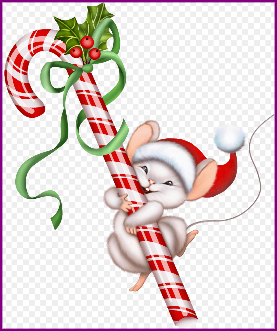 Stunning Christmas Candy Cane And Mouse Clipart Clip Art Pics, Baby, Elf, Person, Stick Free Transparent Png