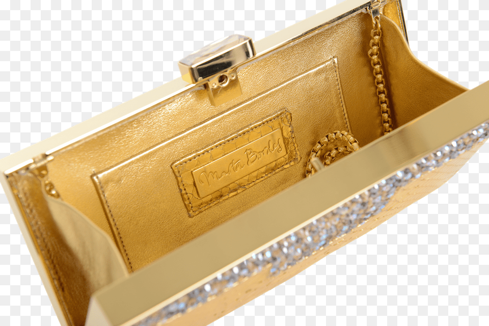 Stunning Delia Rectangle Gold Metal Structured Clutch, Accessories, Treasure, Bag, Handbag Free Png Download