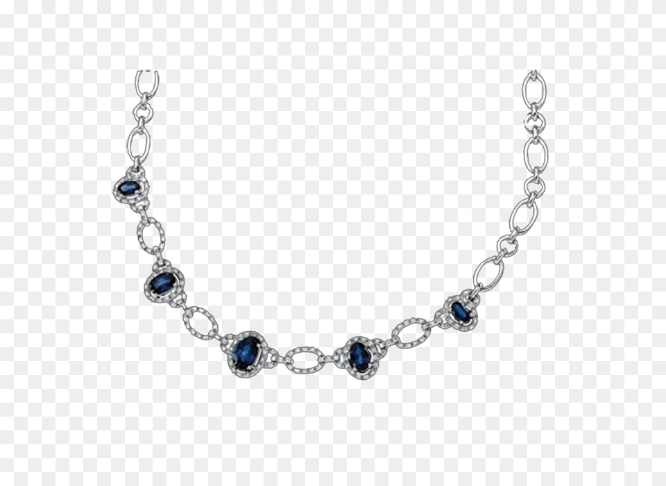 Stunning Sapphire And Diamond Necklace, Accessories, Jewelry, Bracelet, Gemstone Free Png Download