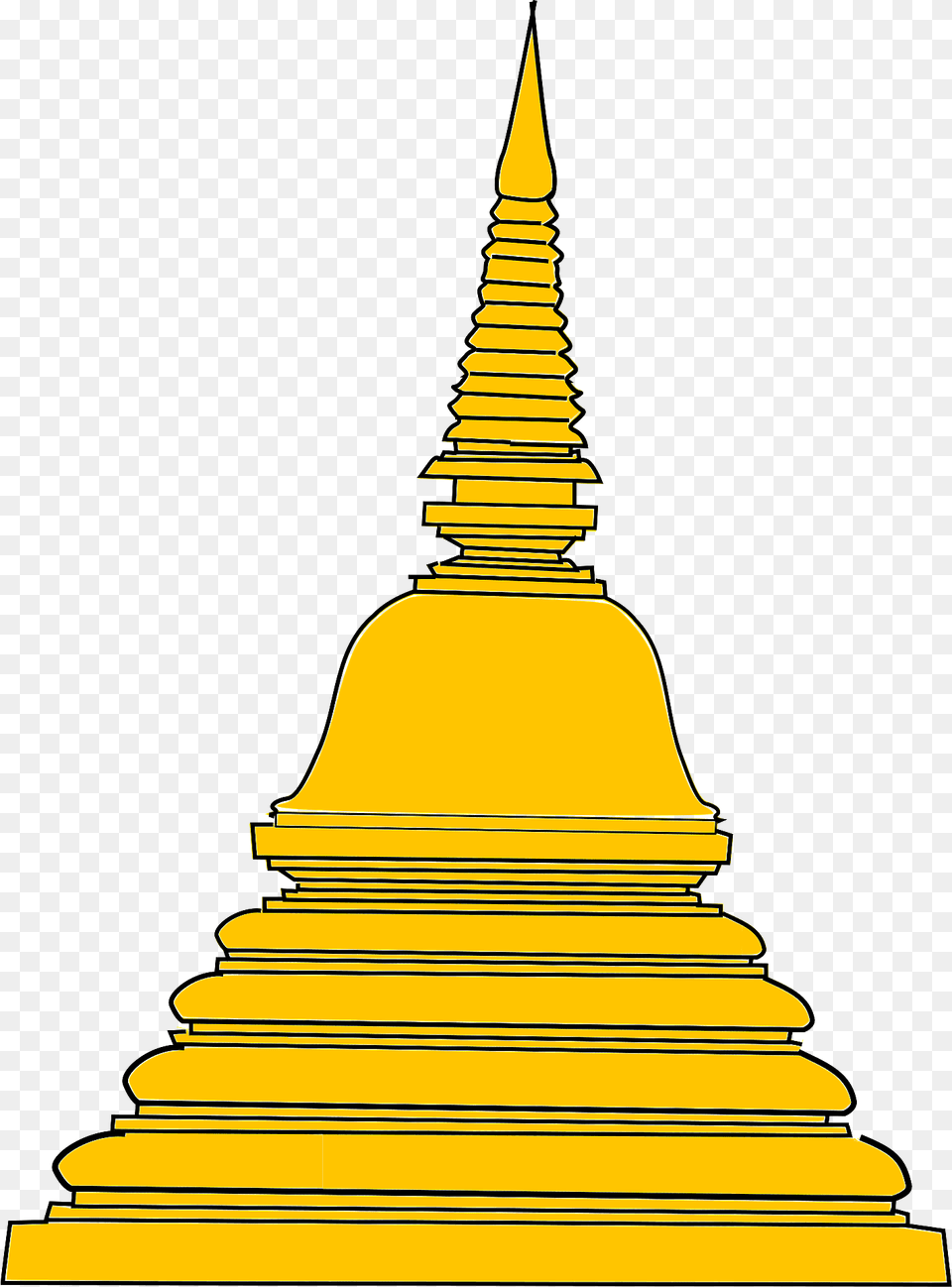 Stupa Clipart, Architecture, Building, Temple, Pagoda Png Image
