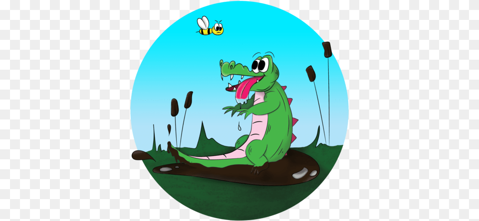 Stupid Crocodile Illustration Art Illustrator Photoshop Cartoon Png Image