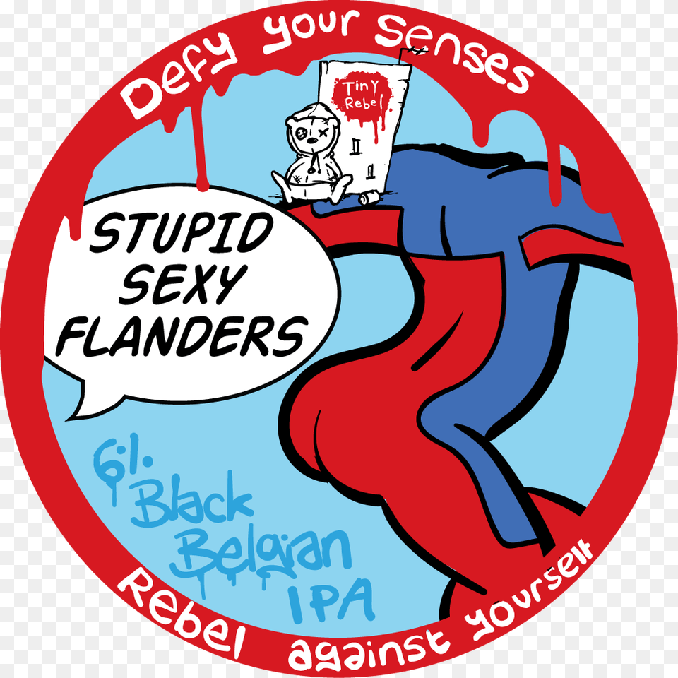 Stupid Sexy Flanders Stupid Sexy Flanders Beer, Sticker, Baby, Person, Logo Free Png