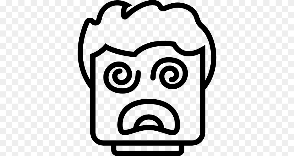 Stupor People Gestures Lego Apathy Coma Shock Dazed Icon, Stencil, Sticker, Ammunition, Grenade Free Png