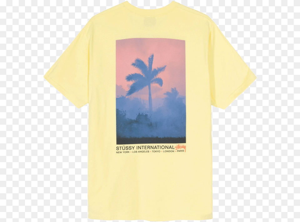 Stussy Fire Palm Tee, Clothing, T-shirt Png