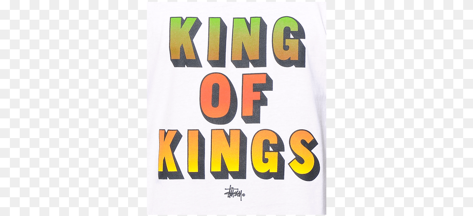 Stussy King Of Kings Ss Tee Poster, Banner, Text, Scoreboard, Number Free Transparent Png