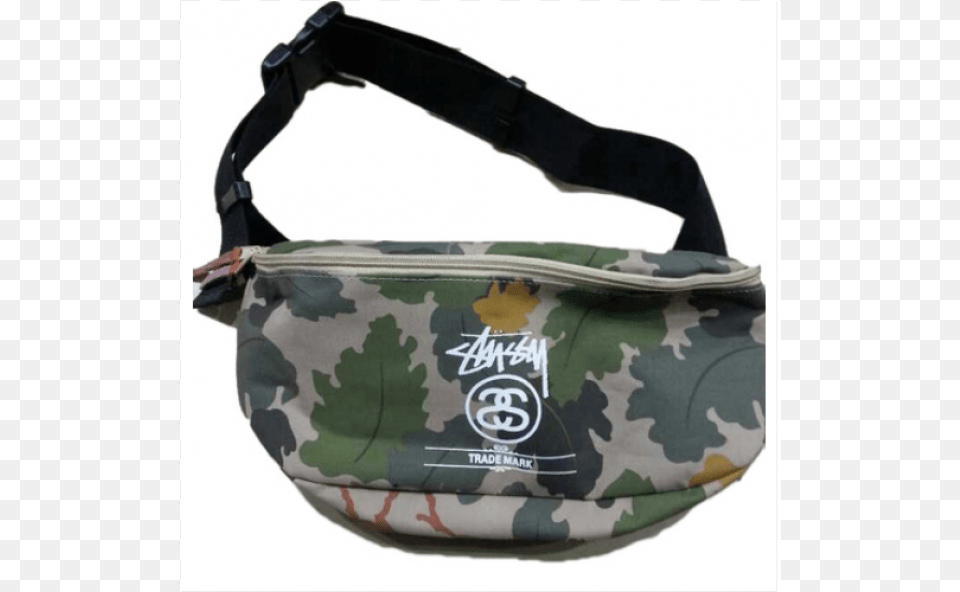Stussy Leaf Camo Waistbag Is The Handiest Way To Carry Fanny Pack Stussy, Accessories, Bag, Handbag, Canvas Free Png