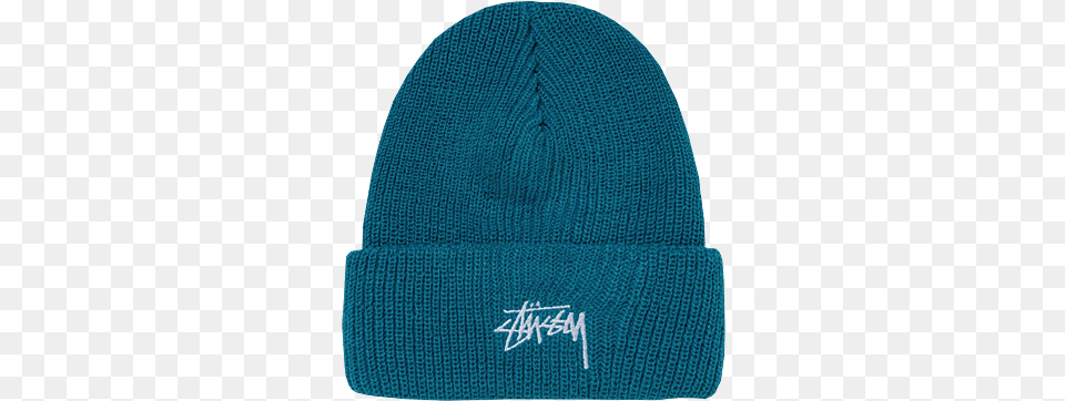 Stussy Stock Cuff Beanie Teal Preview Stussy, Cap, Clothing, Hat, Knitwear Png Image