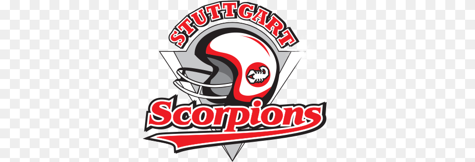 Stuttgart Scorpions Logo, Helmet, American Football, Football, Person Free Transparent Png