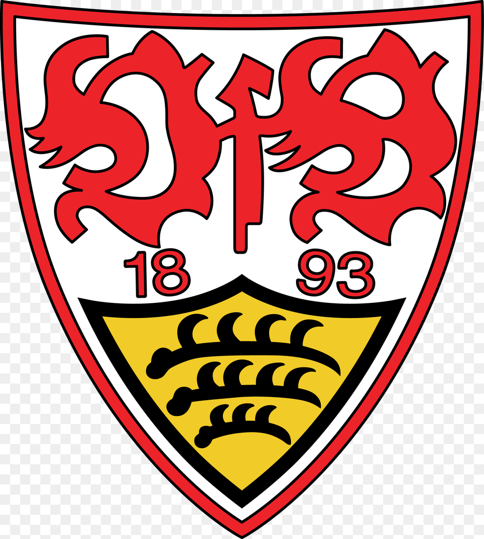 Stuttgart Stuttgart World Football Football Team Vfb Stuttgart Logo, Armor, Shield Png