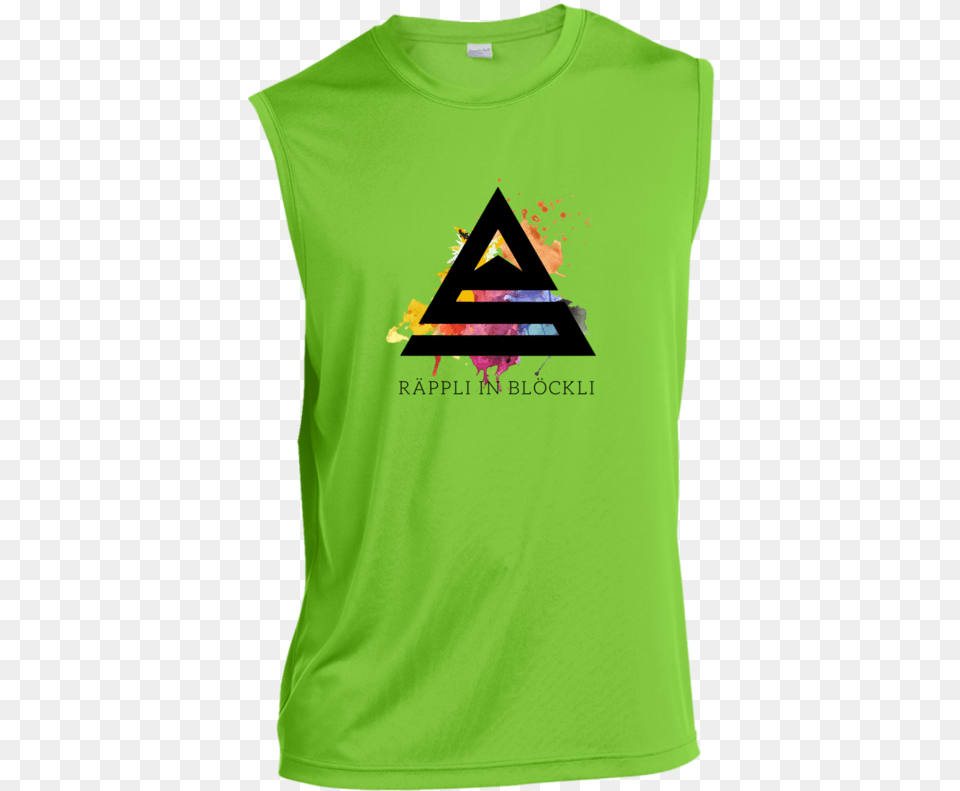 Stutz Color Splash Triangle, Clothing, Shirt, T-shirt Free Png
