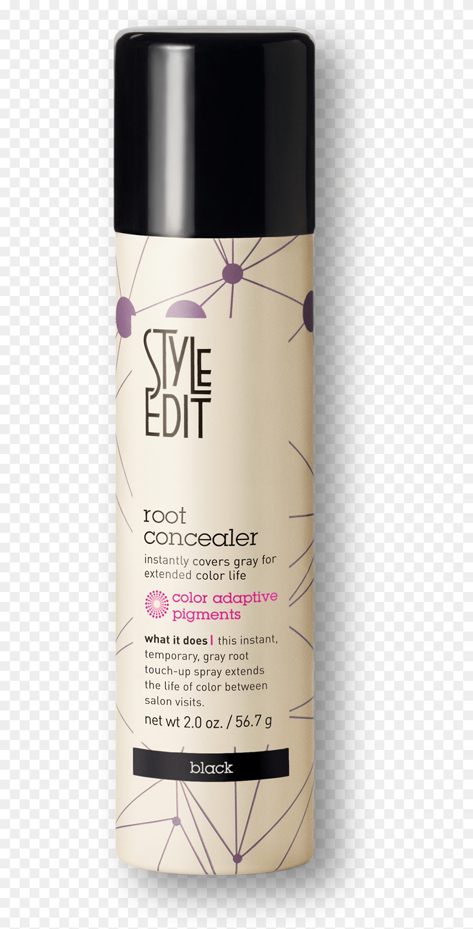 Style Edit Root Concealer Dark Brown, Cosmetics, Deodorant, Bottle Png