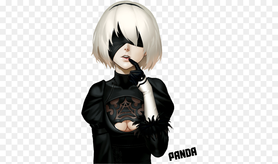 Style Nier Automata 2b, Book, Publication, Comics, Adult Png