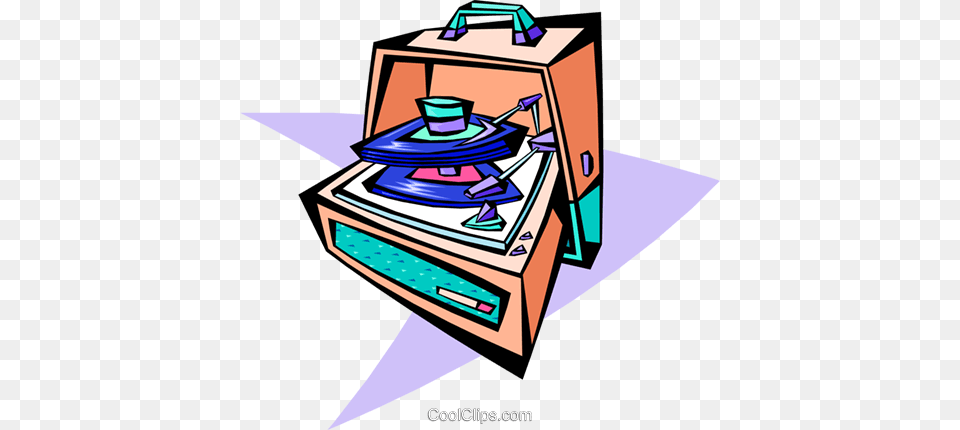 Style Record Player Royalty Vector Clip Art Illustration, Device, Appliance, Electrical Device Png