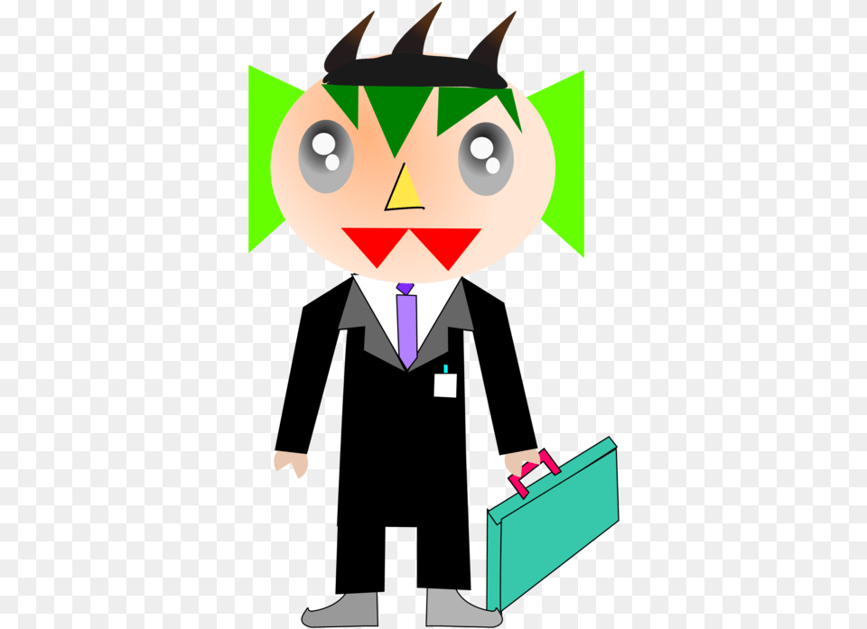 Styleartfictional Character Cartoon, Bag, Person, Briefcase Free Transparent Png