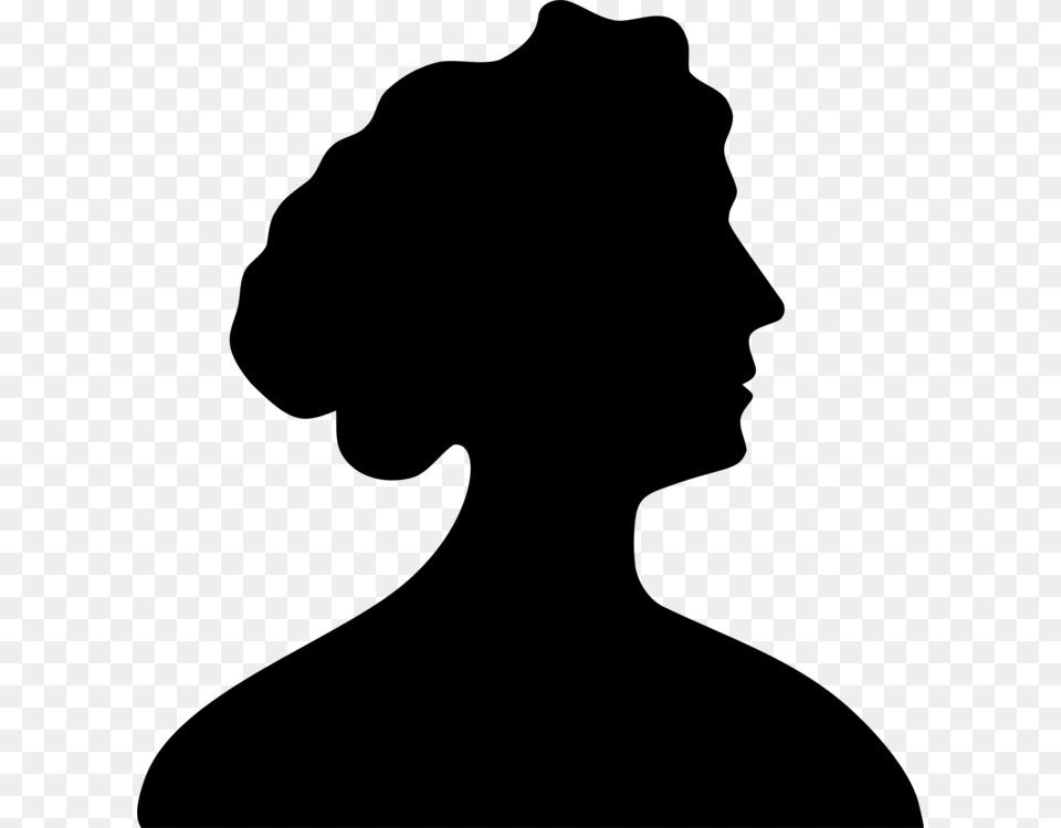 Styleheadsilhouette Silhouette, Gray Png Image