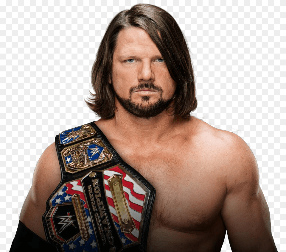 Styles Us Render Wwe Aj Styles Hair, Portrait, Photography, Person, Man Png
